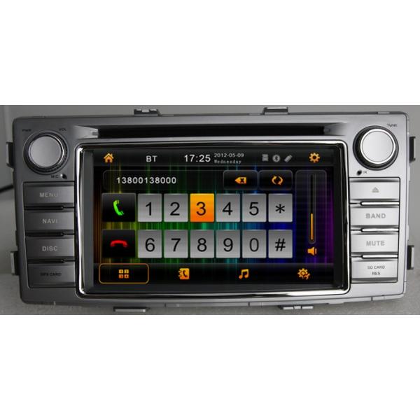 Car gps systems TV bluetooth iPod for Toyota Hilux 2012 with 3D rotating user