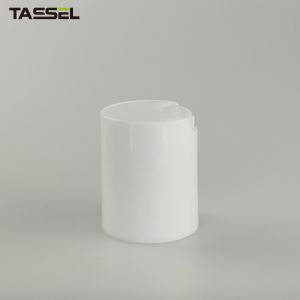 China 20/415 24mm Flip Top Cap White Flip Top Disc Top Cap For Shampoo Gel Lotion on sale