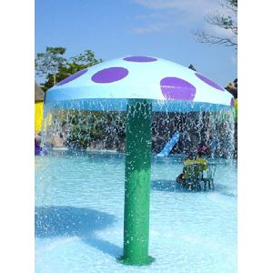 Aqua Game Park Playground Water Splash Pad Rain Mushroom for Kids
