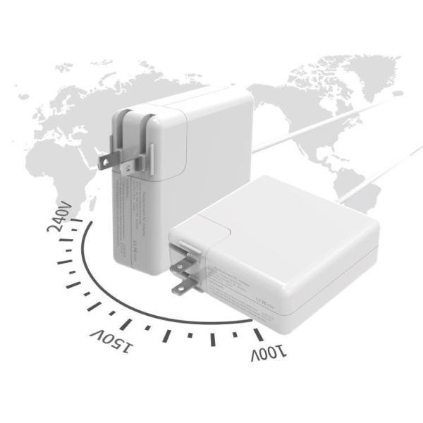 White Macbook Magsafe Charger 45W Apple Magesafe L Tip 14.5V 3.1A Power Charger