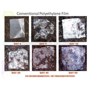 Eco friendly biodegradable plastic compostable garbage bags on roll, Compostable