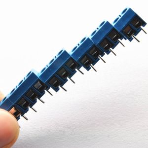 5.08mm Pitch PCB Mounted Screw Crimping Type Terminal Blocks 2P 3P Jointable