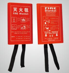 China 1.8m*1.8m Fiberglass Fire Blanket Safety Heat Resistant Insulation Blanket on sale