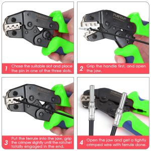 Anti Abrasion PV Solar Crimping Tool Kit Portable Alloy Material