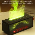 Flame Effect LED Fireplace Lamp With Aroma Diffuser Function Multicolored
