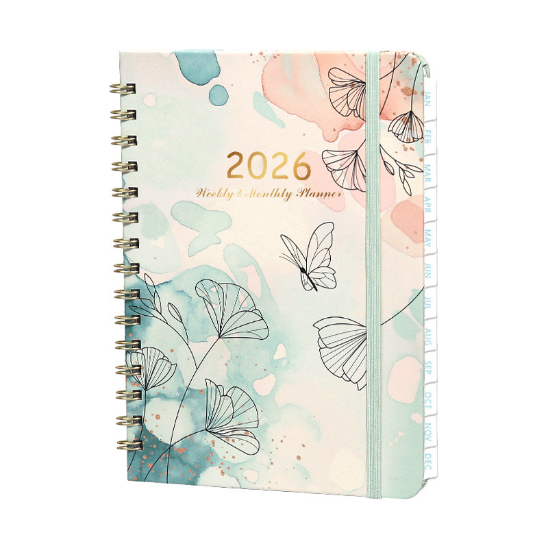 Cheap Elastic Band Closure Custom Journal Notebook in 5.8 X 8.3 Inches Size for Customer Requirements for sale