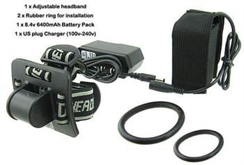 1200 Lumens 100v - 240v Super Bright Mini Cree Led Torch For Headlamp / Bicycle