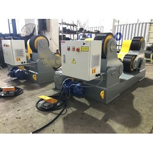 Pressure Vessels Pipe Welding Rotators / Stand Roller With Wireless Hand Control