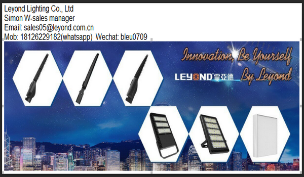 IP65 Outdoor Led Street Lights 250w Meanwell Driver 120-130lm/w Luminous Efficiency