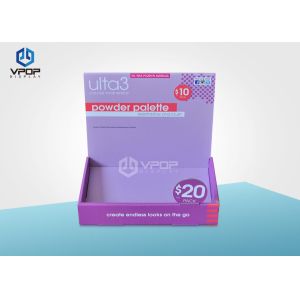 High End Cardboard Countertop Displays Portable With Comestic