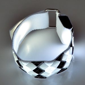 Nylon Fabric Armband LED Flashing leggings warning light band For Night Running