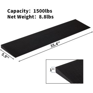 5-7 Days Fast Shipping Versatile Rubber Ramp for Thresholds Doorways and