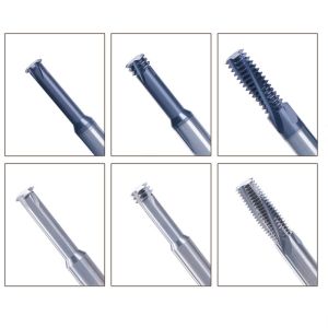 High Wear Resistance Solid 8mm End Mill Cutter For Metal Internal Threading