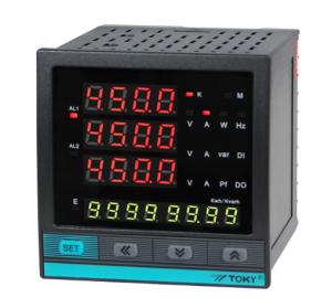 Cheap LCD Display 3 Phase Power Meter RS485 Modbus RTU Protocol for sale