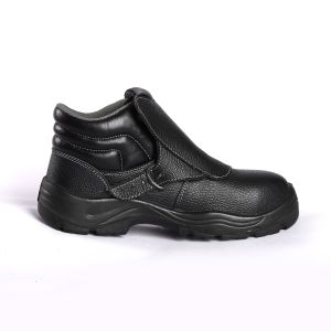 Mesh Lining Material Electrical Hazard Protection Genuine Leather Upper Of