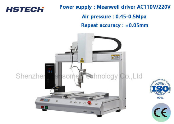 Single Head Double Platform Temperature Control 5Axis Automatic Soldering Robot