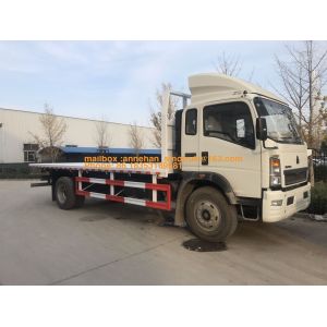 4x2 6 Tires Sinotruk Howo Flatbed Truck For 10- 20T Load Capaicty LHD