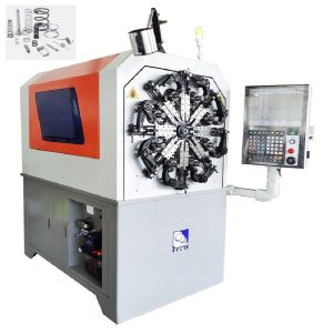 Cheap Automatic Spring Making Machine , CNC Cam Wire Forming Machine With Wire Rotary for sale