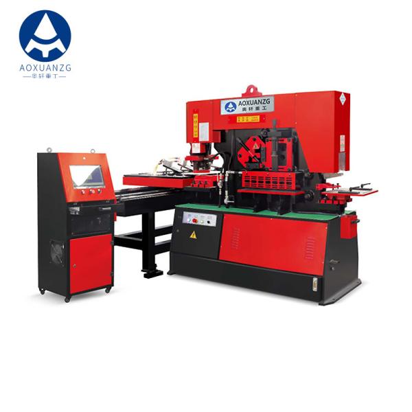 Quality Q35Y Hydraulic Ironworker Machine , 7.5kw Multi Function Punching Shearing Machine wholesale