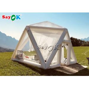 Inflatable Family Tent Advertising Inflatable Transparent House Bubble Tents For