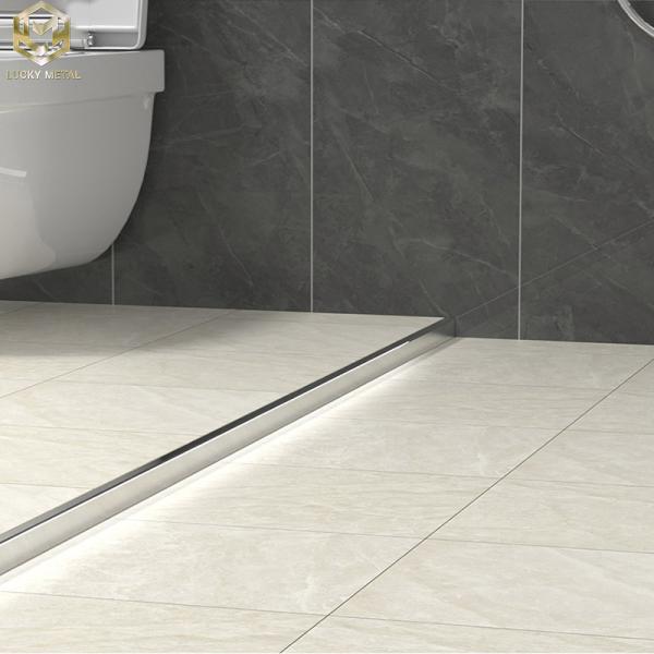 Tile Trim Aluminum Extrusion Profiles Channel Floor Side