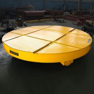 3 Ton Car Electric Turntable Used For U Shaped Turns Of Cars Track Turntable