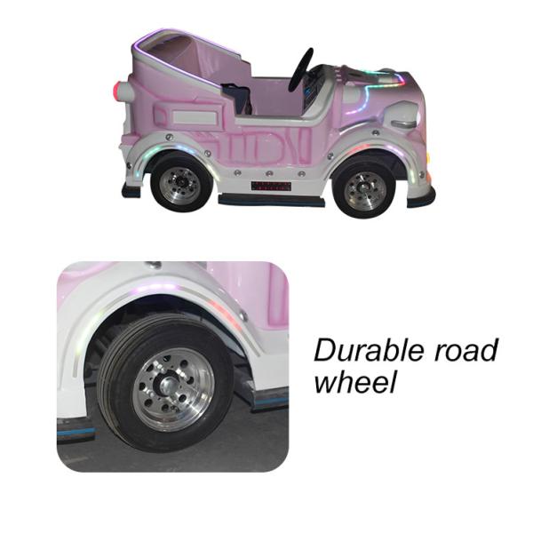 Coin Op Kiddie Electric Car Amusement Game Machines 500W For Park