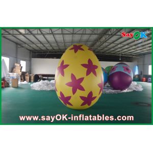 Cheap Decoration Colorful Inflatable Egg Easter Festival Decoration With Print Inflatable Easter Egg For Sale for sale
