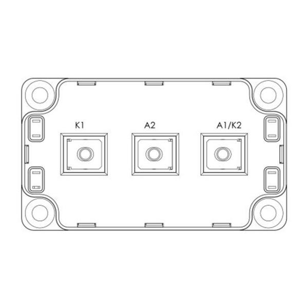 Quality 1200V Automotive IGBT Modules MSCDC450A120AG Rectifiers Diode Arrays Module 450A wholesale
