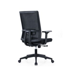2D Arm Ergonomic Revolving Office Computer Chair with Lumbar Support and Mesh