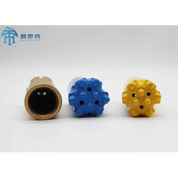 43mm R28 Thread Spherical Button Bit with 7 Buttons and High Wear Resistance for