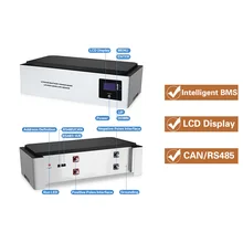 Stackable 48v 100ah Lifepo4 Battery 20kwh Solar Energy 51.2v lithium ion