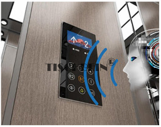 1.5m/s 2.0m/s Machine Room Commercial Passenger Elevator 630kg-1600kg 24 hours Service Time With Disabled COP