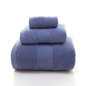 Solid Color Bath Towel Soft Eco-Friendly and Customized Hand Towel in 7 Vibrant