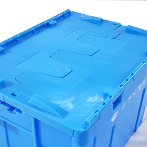 21L Volume Stackable Plastic Storage Crates for Organized Warehouse Storage