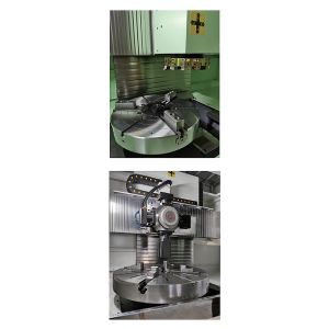 Servo Turret CNC Vertical Lathe Machine With 600kg Load Capacity