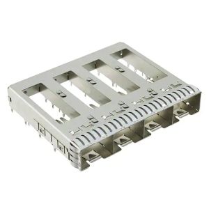 2169260-1 SFP+ Cage Ganged 1 X 4 Connector NO Lightpipe Through Hole