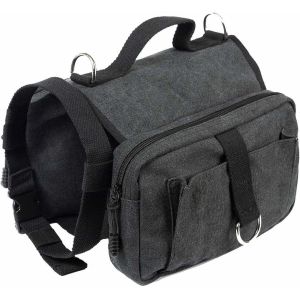 High Density Cotton Canvas Dog Carrier Backpack 60lbs Multi-Functional Dog