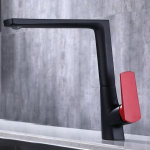 Villa Apartment Single Handle Kitchen Faucet Lever Handle ODM OEM