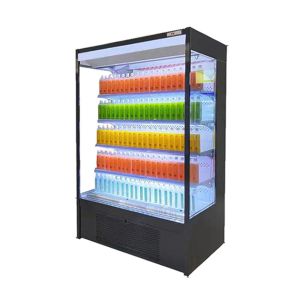LED 1m Small Multideck Open Chiller With R22 For Commercial Display