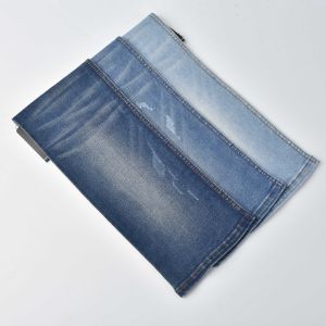 Woven Cotton Polyester Spandex Denim Fabric QY003 9.6 Oz