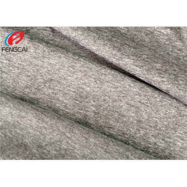 Polyester Melange 5% Spandex Weft Knitted Fabric For Jersey With Dry Fit