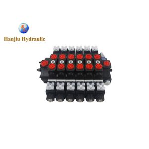 HSSD8DC 6 Spool Solenoid Directional Hydraulic Control Valve Fit For Agriculture