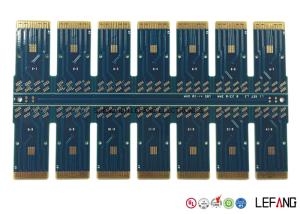 Fr4 Blue Solder Optical PCB Circuit Board For Communication Module 1.6 MM