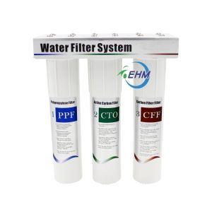 China Pre-filter Water Ionizer Filter with 0.10-0.4 MPA Water Pressure 0.6-6 L/m Flow and Activated Carbon Media on sale