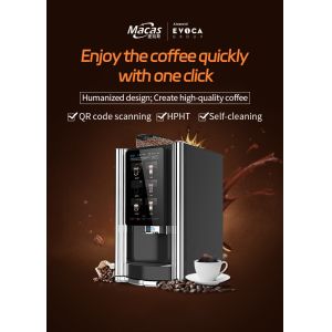 Automatic Table Top Latte Mocha Table Top Coffee Vending Machine Coin Operated