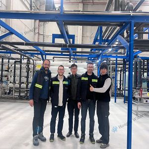 100T/H Ultrapure Water System with UF+RO+EDI Process for Photovoltaic Solar Industry Featuring 