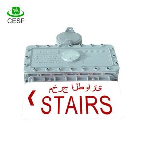 IP67 explosion proof exit and safety sign led emergency light