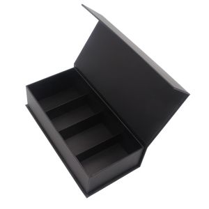 Custom Luxury Magnetic Wine Packaging Boxes For 3 Bottles