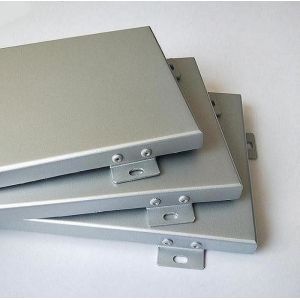 Smooth Surface Exterior Wall Cladding Aluminium Solid Panel SGS Certification